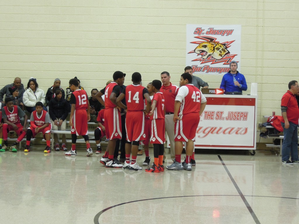 St Joseph the Provider School Cougars basketball team